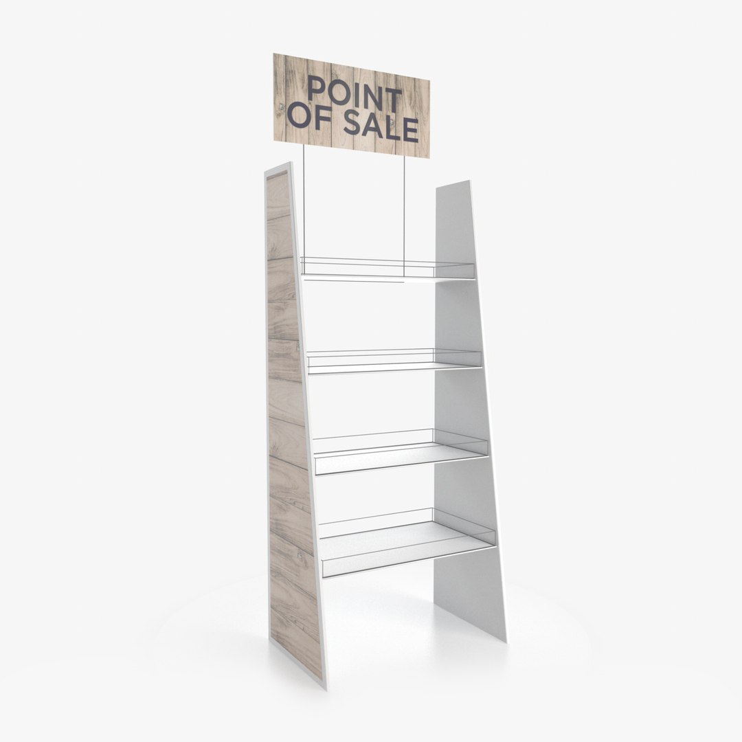 Display rack 3D model TurboSquid 1372967