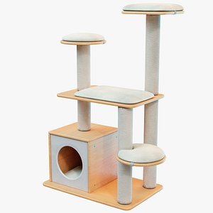 3D CatHouse 02 model