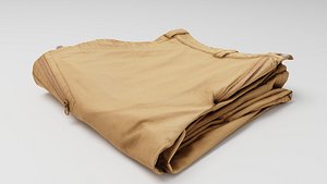 Folded hiking outdoor pants for sport and activity