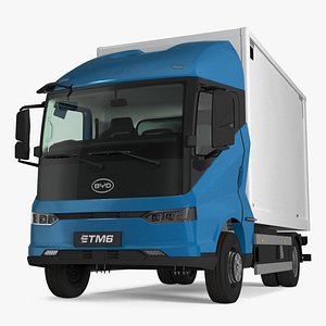 Electric Truck BYD ETM6 Blue 3D