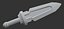 Pixelated Fantasy Dagger