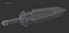 Pixelated Fantasy Dagger