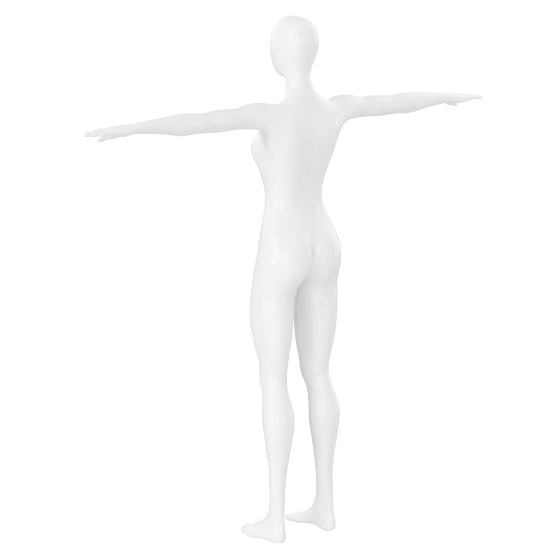 Female Posing Torso Mannequin, Grey Color | The Shop Company (TSC Forms)