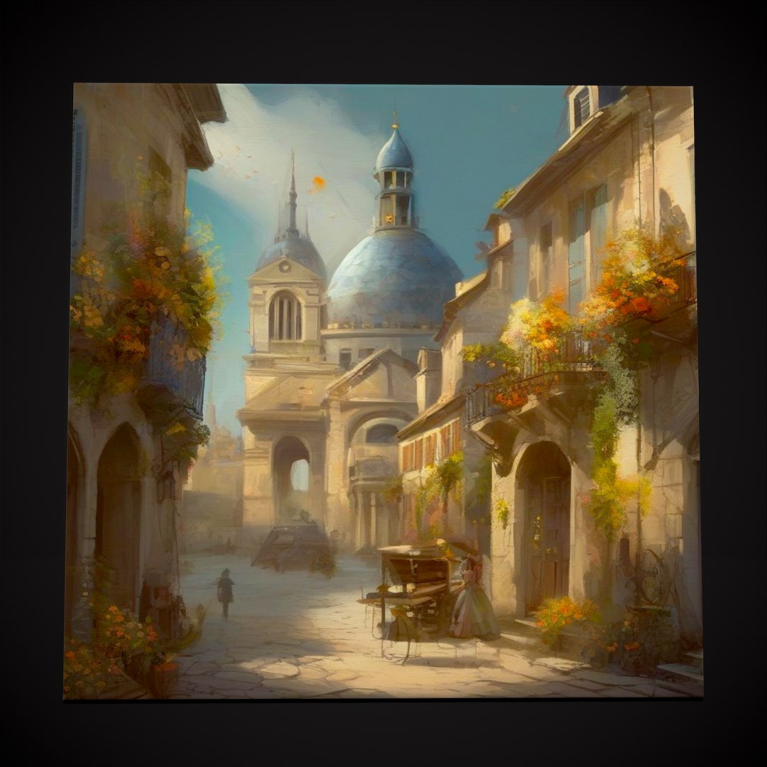 French Renaissance Painting Three Model - TurboSquid 2203441