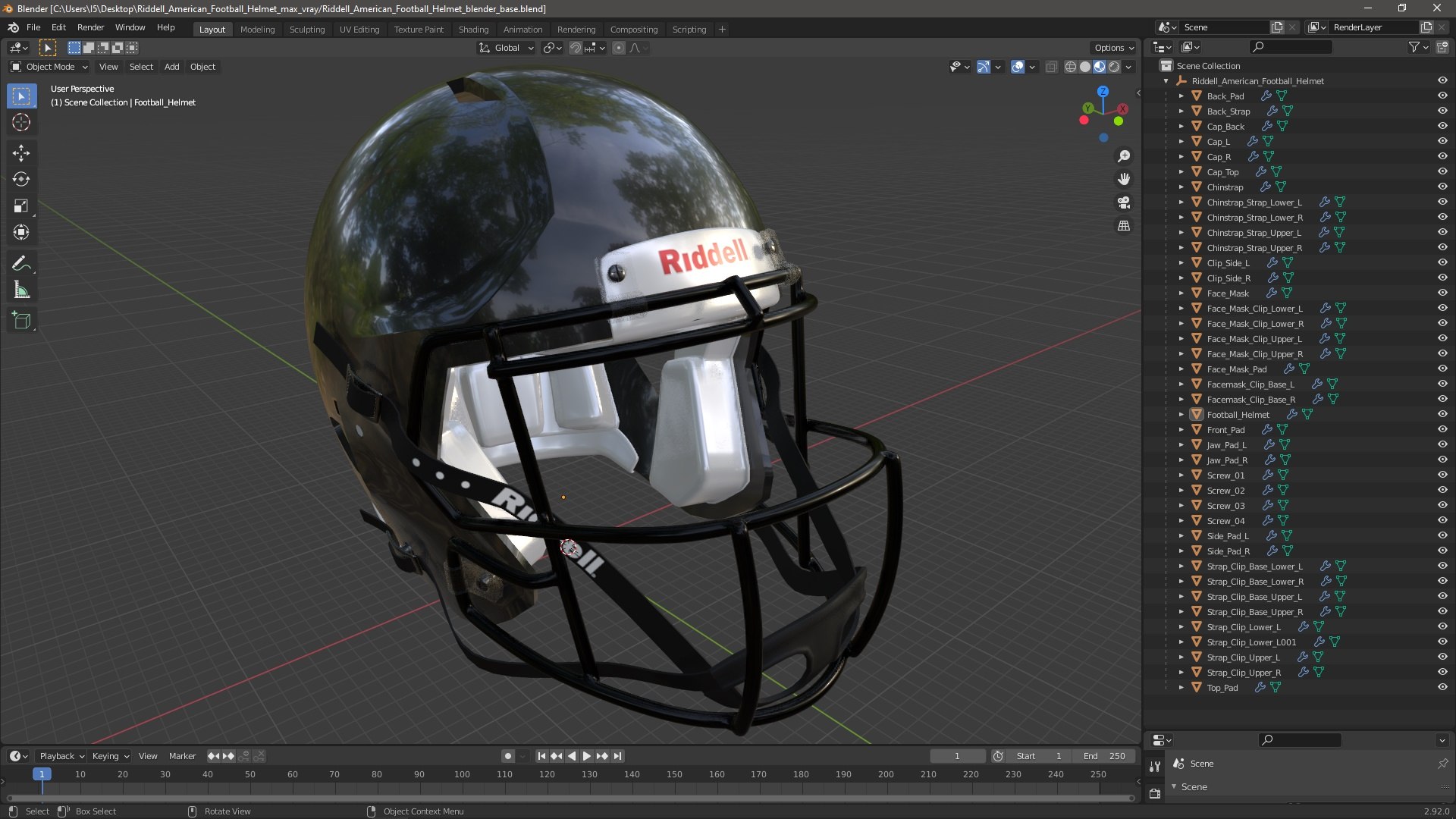 3D Riddell American Football Helmet model https://p.turbosquid.com/ts-thumb/Ri/ILCchH/1B/riddellamericanfootballhelmet3dsmodel024/jpg/1709289297/1920x1080/fit_q87/f1a970c03ed5c02bec66f3b31bc463fbe421e207/riddellamericanfootballhelmet3dsmodel024.jpg