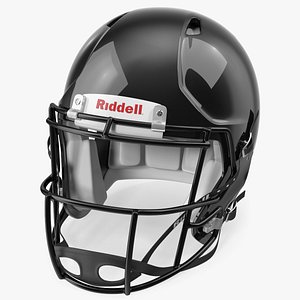 3D Riddell American Football Helmet model