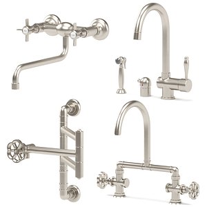 3D Officine Gullo Kitchen Faucets Collection model