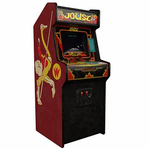 3D Joust Arcade Cabinet Retro model