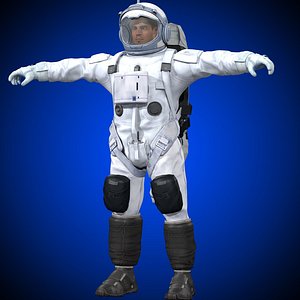 Astronaut Rigged - Face include