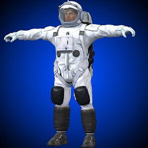 Astronaut Rigged - Face include