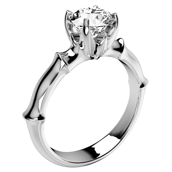 3D model JEWELRY ENGAGEMENT RING STL FILE FOR DOWNLOAD AND PRINT- CA2 3D print model
