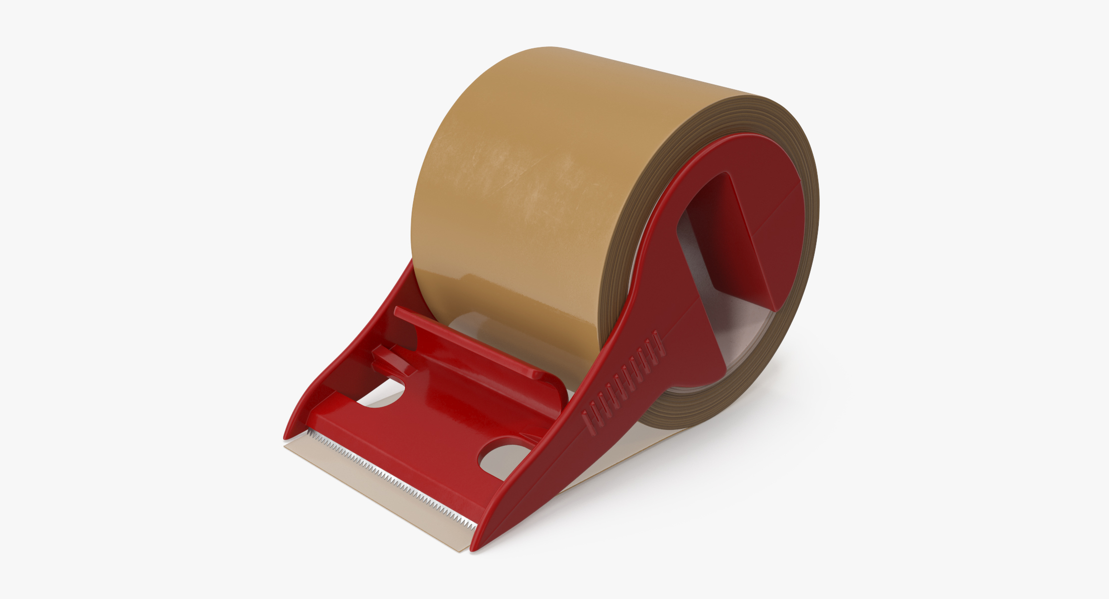 Packing tape brown dispenser model TurboSquid 1223260