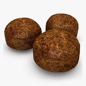 realistic falafel 3d 3ds