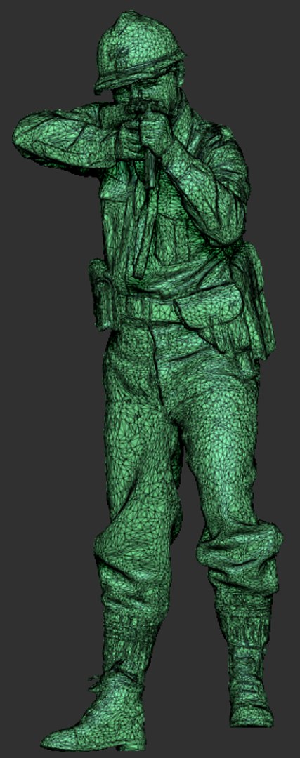 3D Scanned French Partisan Gun Model - TurboSquid 1694247