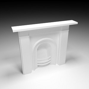 fireplace x 3D model