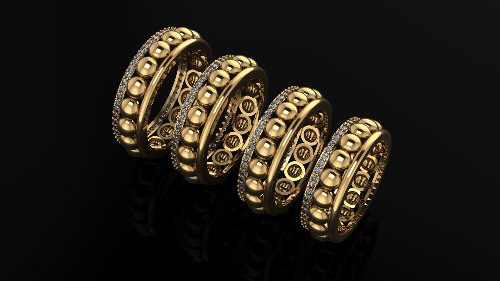 3D Wedding Ring Model - TurboSquid 1705052