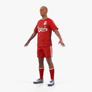 soccer football player liverpool 3D model