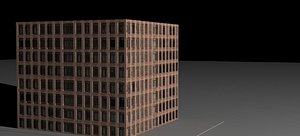 free simple building 3d model