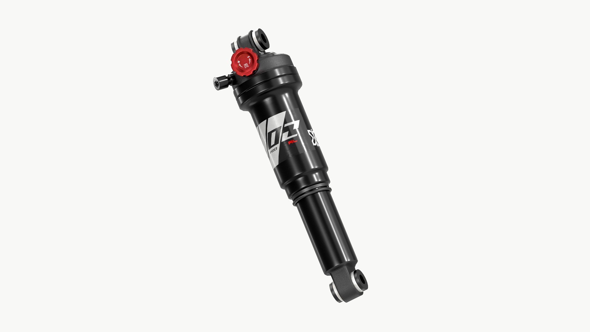 X Fusion MTB Shock Black 3D TurboSquid 2088780