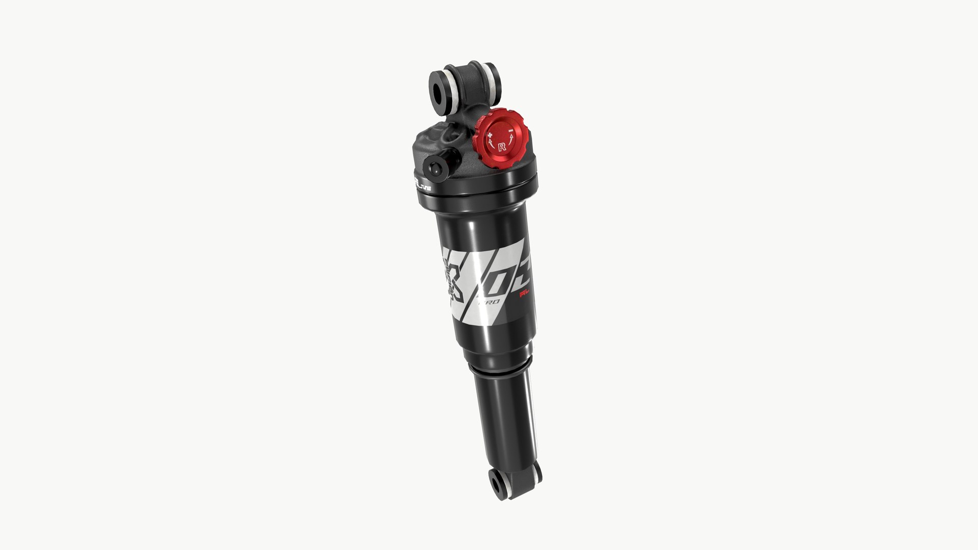 X Fusion MTB Shock Black 3D TurboSquid 2088780