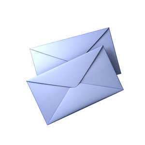 3d envelopes icon design