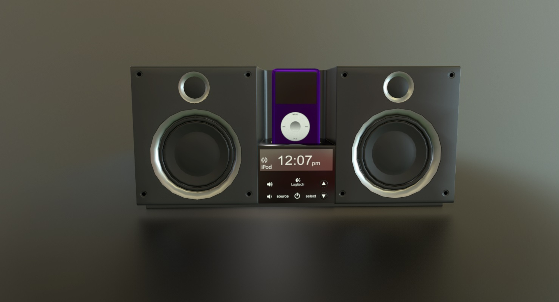 Logitech Speakers Ipod 3D TurboSquid 1180246