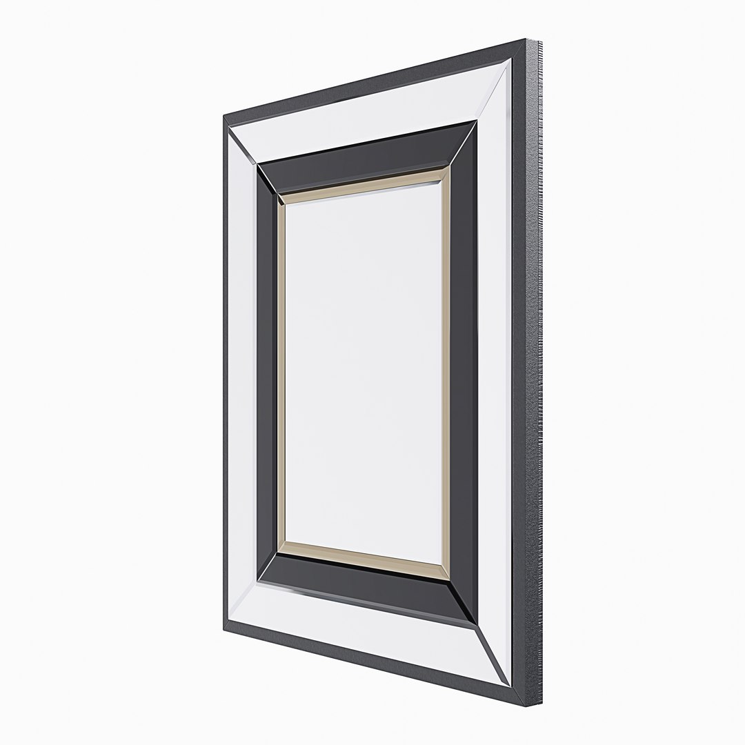 Romance Rectangular Picture Frame Mirror Model - TurboSquid 2334541