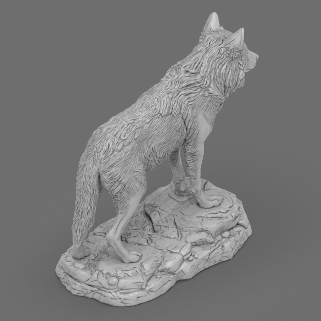 3D Realistic Wolf Sculpture 3D Printable model https://p.turbosquid.com/ts-thumb/Ri/smEDaH/RP/realisticwolfsculpture.168/jpg/1773241052/1920x1080/fit_q87/2d1063d4f79cfefa777e8ca55452a182a3bc611b/realisticwolfsculpture.168.jpg