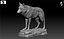 Realistic Wolf Sculpture 3D Printable