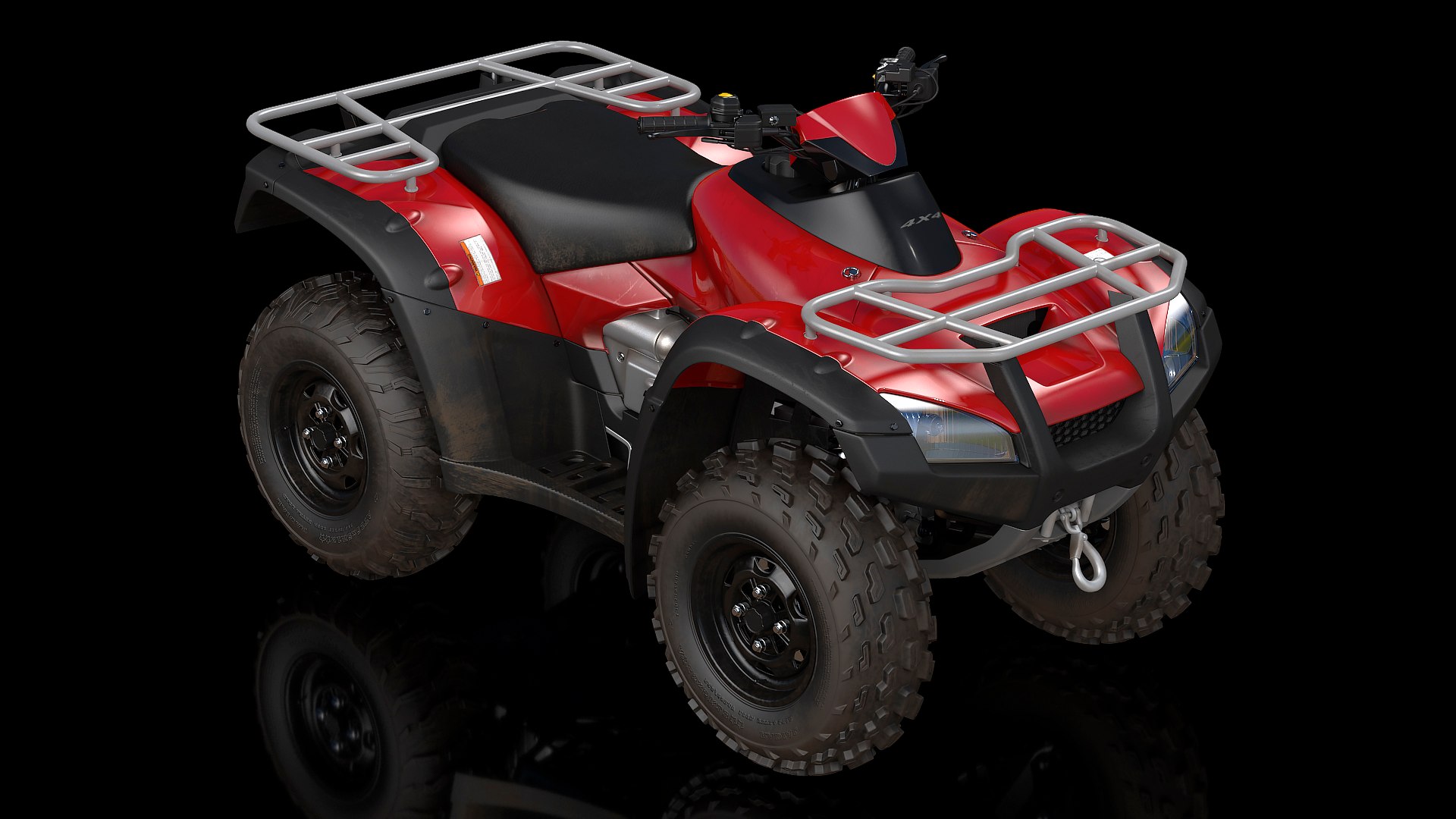 ATV Bike 3D model preview