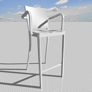 hudson barstool arms 3d dwg