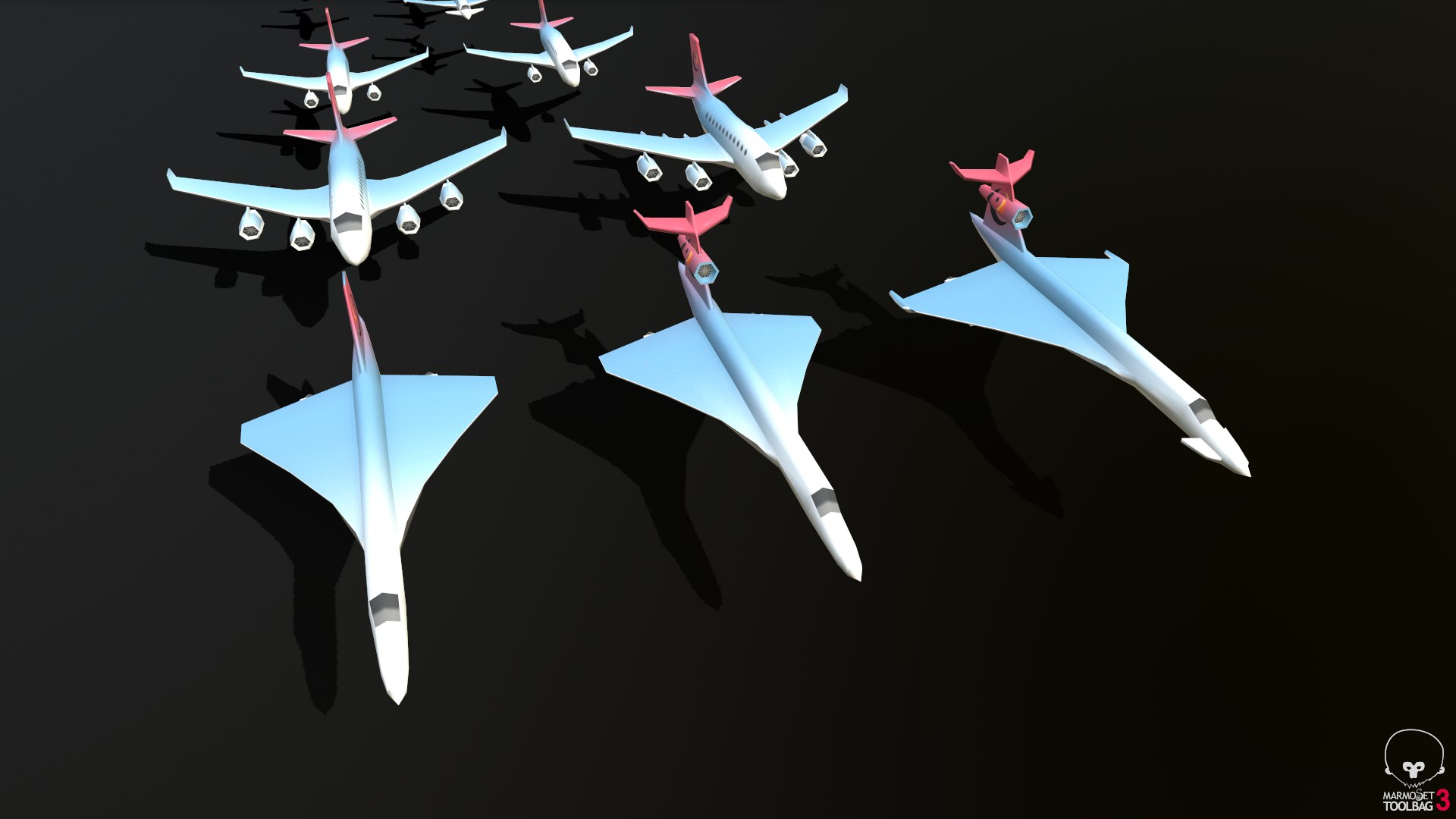 Jet Airplanes 3D Model - TurboSquid 2401886