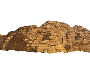 wadi rum mountains mars 3D