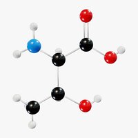 Threonine C4H8NO3 Molecular Structure Amino Acid