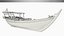 3D model Wooden Qatar Dhow with Canopy