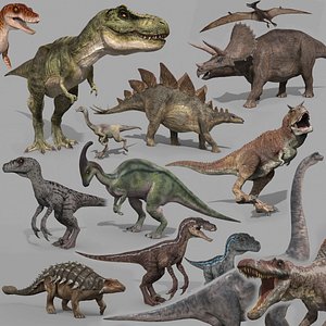 Colossal Dinosaur Pack 8K - fully animated
