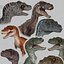 3D Colossal Dinosaur Pack 8K - fully animated model