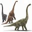 3D Colossal Dinosaur Pack 8K - fully animated model