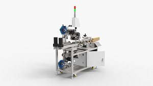 Stable Labelling Machine with Adjustable Axis 3D