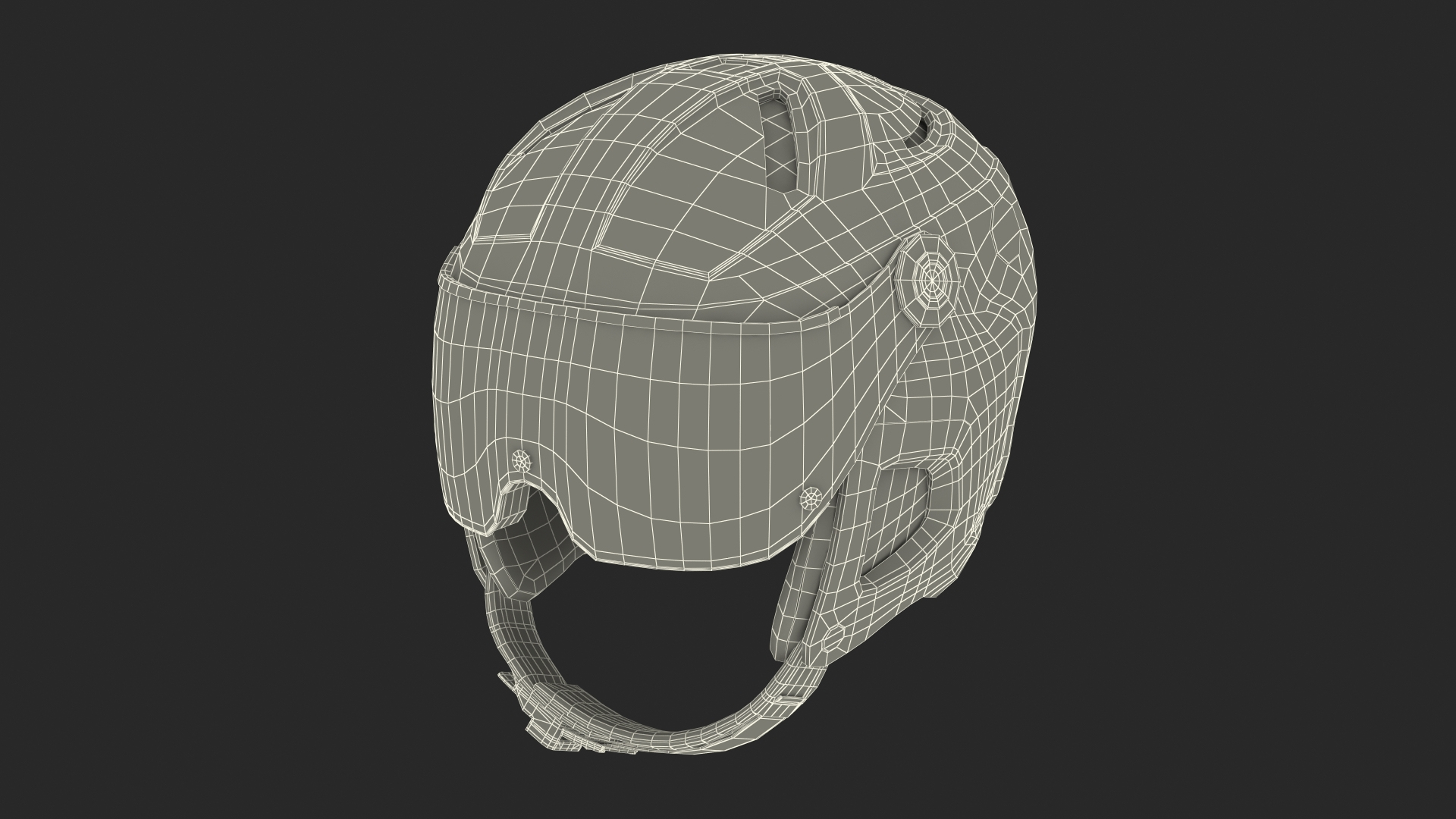 3D Ski Helmet with Integrated Goggles TurboSquid 1956110