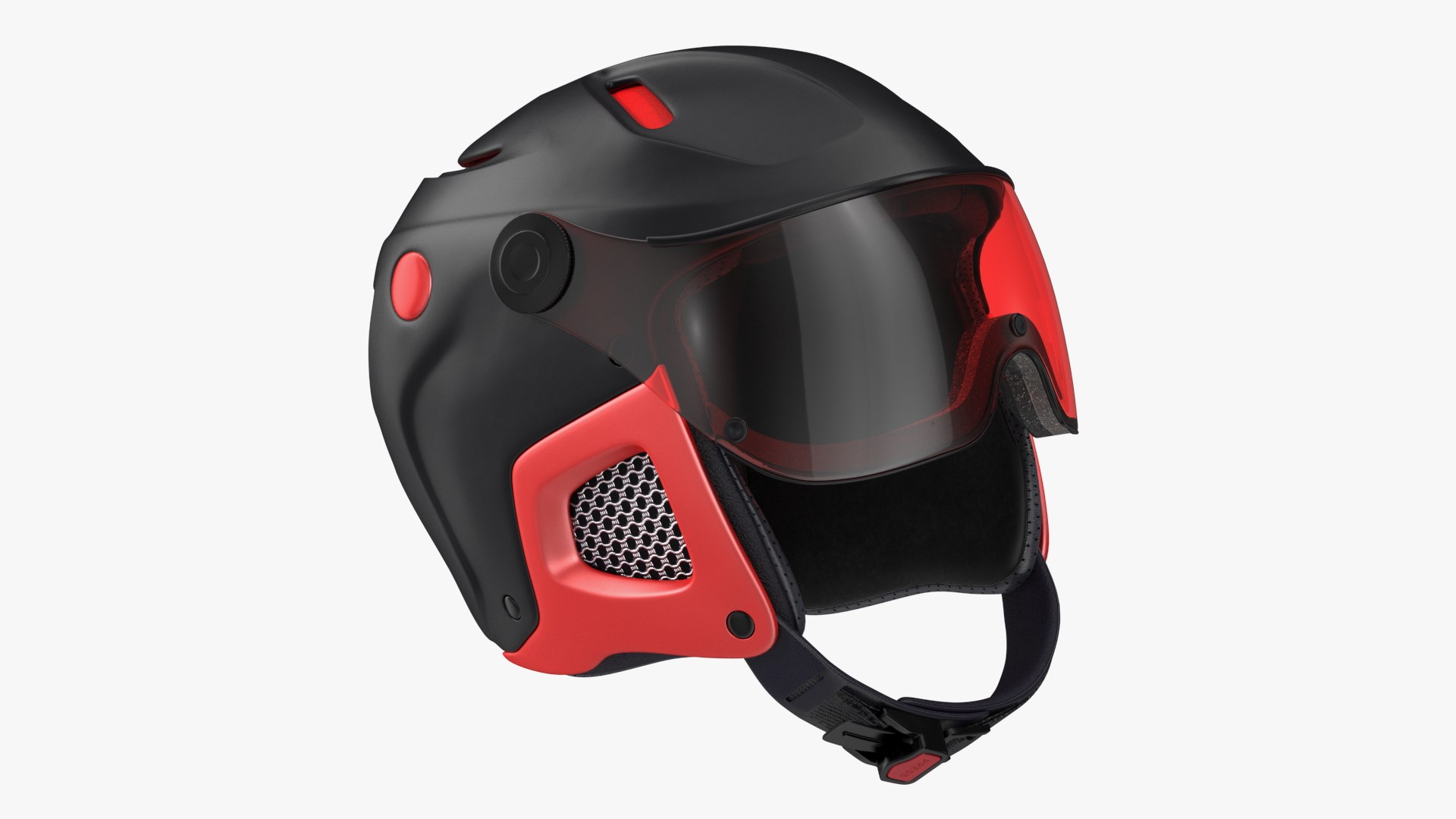 3D Ski Helmet with Integrated Goggles TurboSquid 1956110