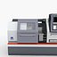 3D industrial equipments lathe tools model