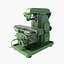 3D industrial equipments lathe tools model