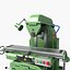 3D industrial equipments lathe tools model