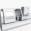 3D industrial equipments lathe tools model