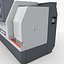 3D industrial equipments lathe tools model