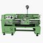 3D industrial equipments lathe tools model
