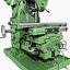 3D industrial equipments lathe tools model