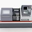 3D industrial equipments lathe tools model