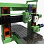 3D industrial equipments lathe tools model